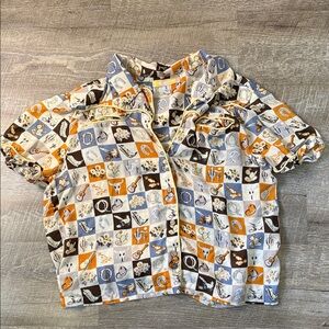 Urban Outfitters Western Cowboy Button-Up Shirt Size M